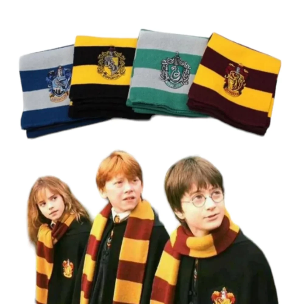 Harry Potter Gryffindor Slytherin Hogwarts Scarf